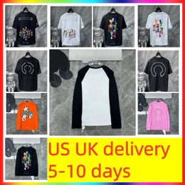 5A New mens designer clothes fashion mens clothing embroidered sanskrit cross Letter graphic tee men 2026 Top Sell T Shirt Summer Luxurys Tops Shirts Men Loose Tee