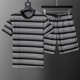 Mens Luxury Beach Shorts Set Summer Designer Graphic T Shirts Polo Shirt Seaside Holiday Vacation Outfits Man Women Couple Matching Sportswear Casual Street Style
