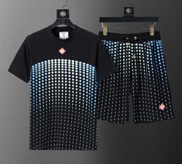 Men Summer Beach Shorts Set Designer Polo T Shirt Graphic Print Tee Seaside Holiday Vacation Outfits Man Women Couple Sportswear Joggers Casual Trendy Fashion Style