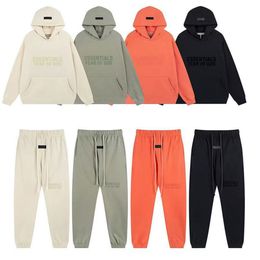 Designer Hoodie Mens Pants Fashion Silicone Monogram Print Tracksuit Suit Mens Designer Sweatpant High Street Streetwear Sweatshirt Classic Two Piece Sports Suit