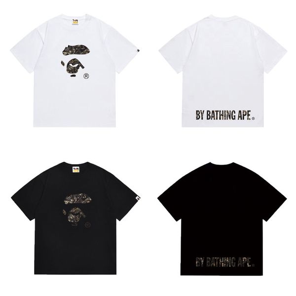 Designer Graphic T Shirt Unisex Monkey Print Crew Neck Short Sleeve Summer Breathable Premium Cotton Fabric Luxury Streetwear Vintage Style Casual Fitness Top