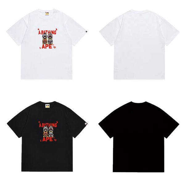Designer Monkey Print T Shirt Unisex Premium Quality Crew Neck Short Sleeve Loose Fit Summer Breathable Soft Touch Fabric Luxury Streetwear Fitness Casual Tee